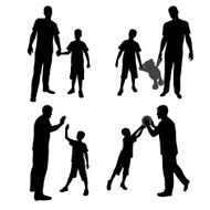 dad and son