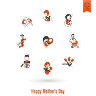 Happy Mothers Day Icons N317