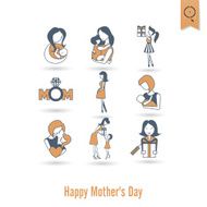 Happy Mothers Day Icons N330