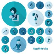 Happy Mothers Day Icons N339