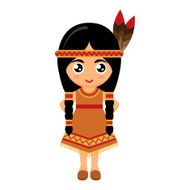 Girl American Indian