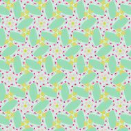 Cute abstract neon feminine pattern for textiles N10