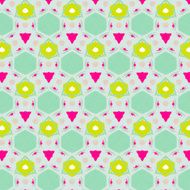 Cute abstract neon feminine pattern for textiles N15