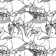 decorative image of an elephant with a cartoon style N2