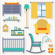 Baby room with furniture N4