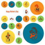 Happy Mothers Day Icons N343