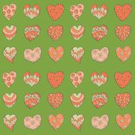 valentines hearts seamless pattern N5