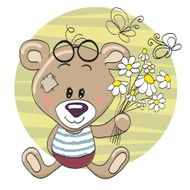 Bear With Flowers N7