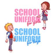 Schoolboy and Schoolgirl Uniform Logo