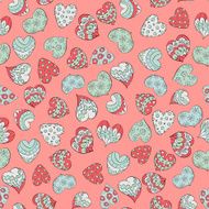 valentines hearts seamless pattern N6