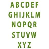 Sketch textured font Vector N5