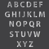 Sketch textured font Vector N10