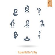 Happy Mothers Day Icons N349