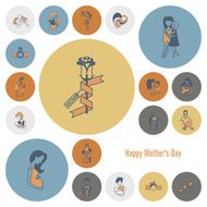 Happy Mothers Day Icons N354