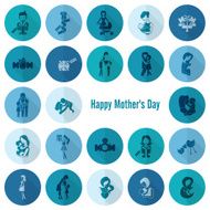 Happy Mothers Day Icons N357