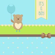 Baby shower invitation card N7