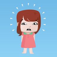 Disgusted little girl N2