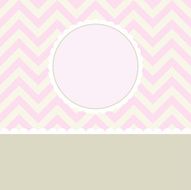 Baby girl shower card