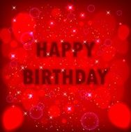 Birthday background with colorful balloons N76