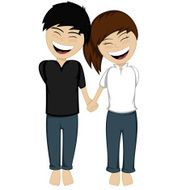 Happy couple smiling N2