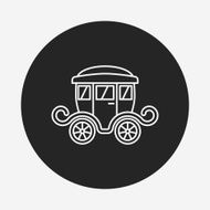Carriage line icon