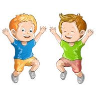 Cute cartoon boys N2