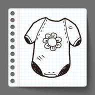 baby clothes doodle N9