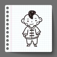 Chinese boy doodle N2