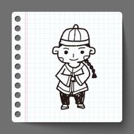 Chinese boy doodle N3
