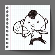 Chinese New Year Year boy doodle N4
