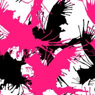 Vector Illustration Hand painted black &amp; pink background