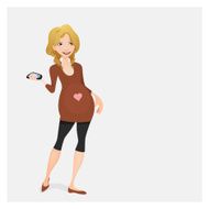 Pregnant Woman Illustration N2