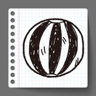 Doodle Beach Ball N6