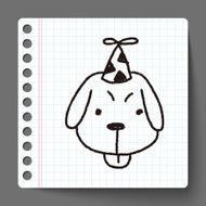 doodle birthday dog N3
