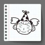 doodle birthday girl N5