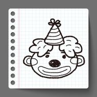 doodle clown N11