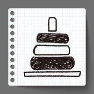 Doodle pyramid N5