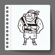 pirate Sailor doodle N3