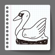 Swan Boat doodle N2