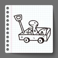 toy cart doodle N4