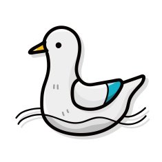 duck color doodle