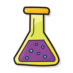 beaker color doodle
