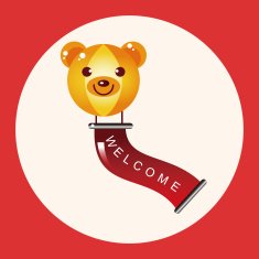 playground welcome ballon theme elements vector eps N2