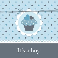 Baby shower with cupcake N2