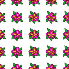 seamless pattern with bee - 6