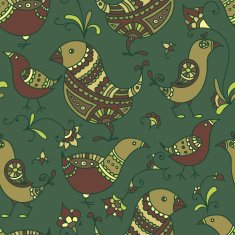 Bird seamless pattern