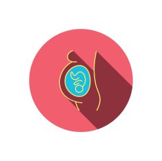 Pregnancy icon Medical genecology sign N12