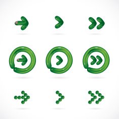 Balloon Arrow Icons N6