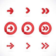 Balloon Arrow Icons N7