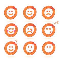 Balloon Smiles Icons N3